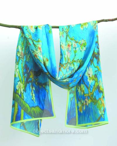 Almond Blossom Silk Scarf by COCOON HOUSE